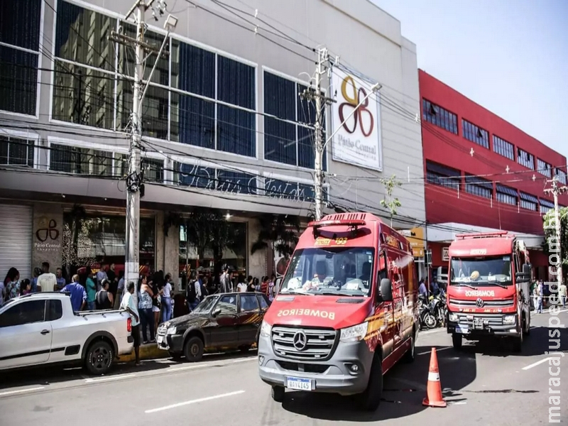 Pátio Central reabre na quarta-feira após fechar por incêndio que atingiu unidade do Detran