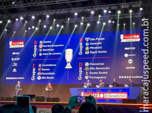 Paulistão 2023: veja como ficaram os grupos após sorteio Paulistão 2023: veja como ficaram os grupos após sorteio
