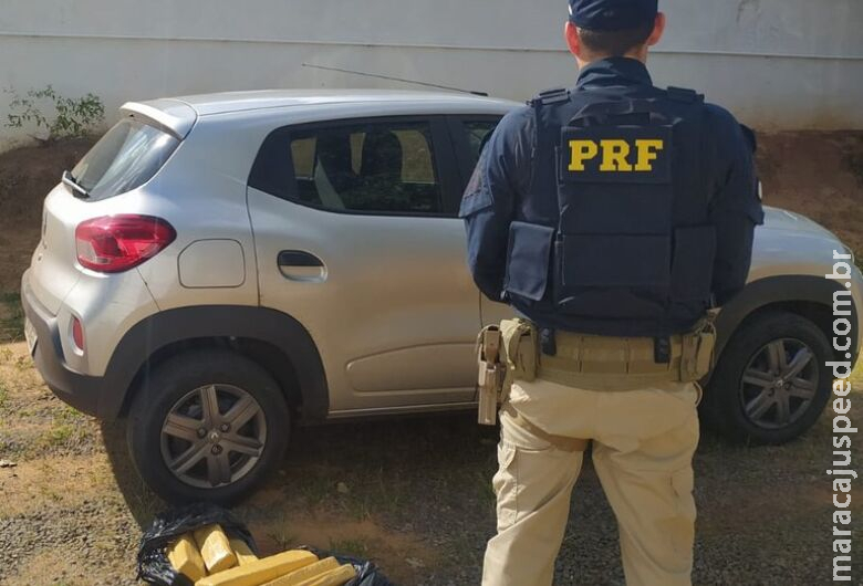 Polícia apreende veículo com carregamento de maconha na BR-262 Polícia apreende veículo com carregamento de maconha na BR-262
