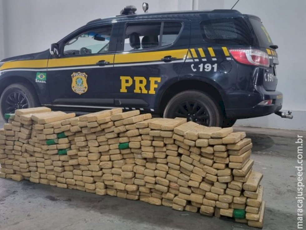 Polícia apreende veículo que saiu de Dourados com 284 quilos de maconha