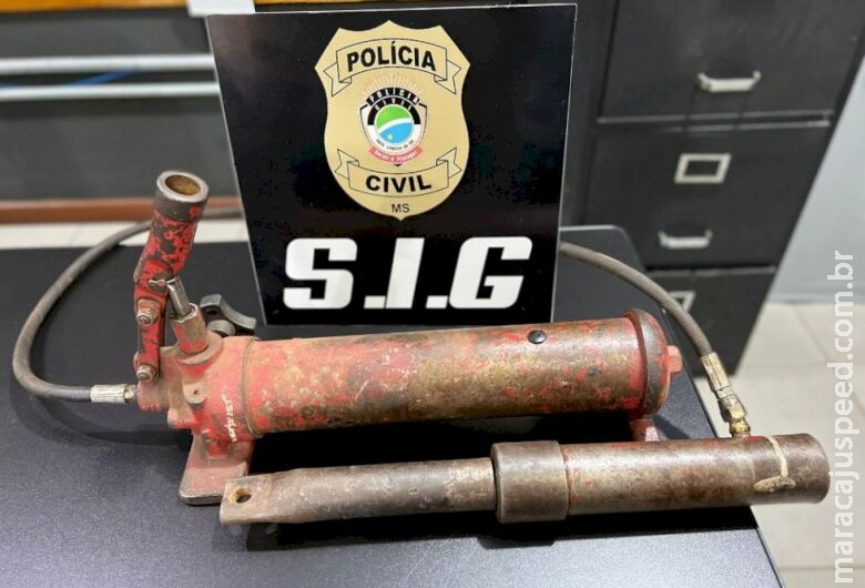 Polícia prende suspeito de furto e recupera peça avaliada em R$ 4 mil Polícia prende suspeito de furto e recupera peça avaliada em R$ 4 mil