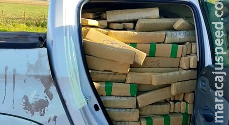 PRF apreende 1,3 tonelada de maconha e recupera caminhonete em Dourados (MS) 