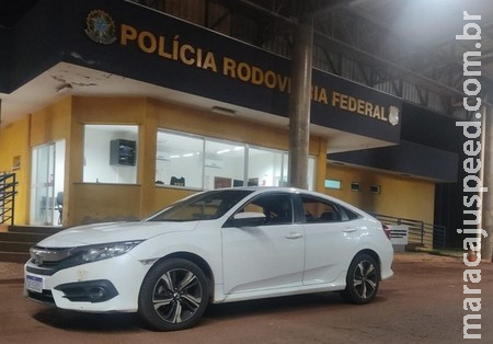 PRF recupera dois veículos neste domingo em Sidrolândia PRF recupera dois veículos neste domingo em Sidrolândia
