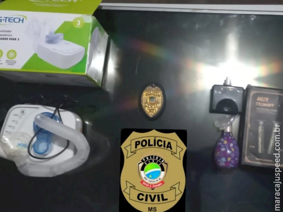Produtos furtados de residência são recuperados em ação policial