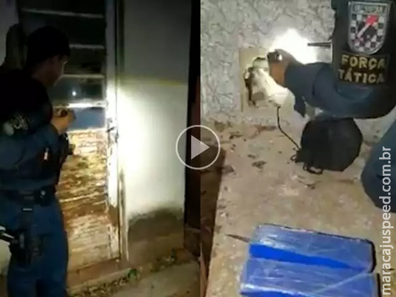 Traficantes usam túmulo para esconder tabletes de maconha