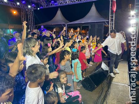 5 mil pessoas prestigiam show nacional com Anderson Freire no dia do aniversário de Sidrolândia