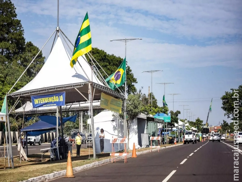 Acampamento em frente ao CMO persiste pelo 32° dia em Campo Grande