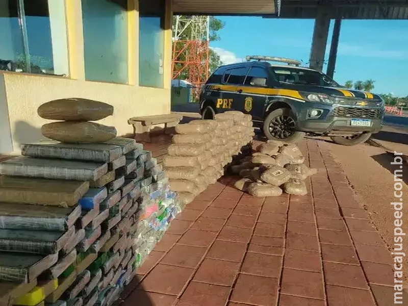 Caminhoneiro é preso com maconha e cocaína em meio a carga de ferro Caminhoneiro é preso com maconha e cocaína em meio a carga de ferro