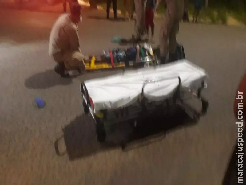 Ciclista sofre graves ferimentos em acidente com caminhonete na Três Barras Ciclista sofre graves ferimentos em acidente com caminhonete na Três Barras
