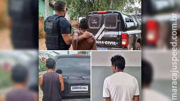 De estuprador a traficante, polícia captura condenados que estavam foragidos em Ladário