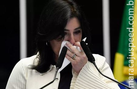 Em despedida do Senado, Tebet diz não saber Em despedida do Senado, Tebet diz não saber