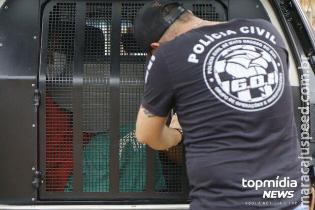 Foragido é preso com revólver passeando em Campo Grande Foragido é preso com revólver passeando em Campo Grande
