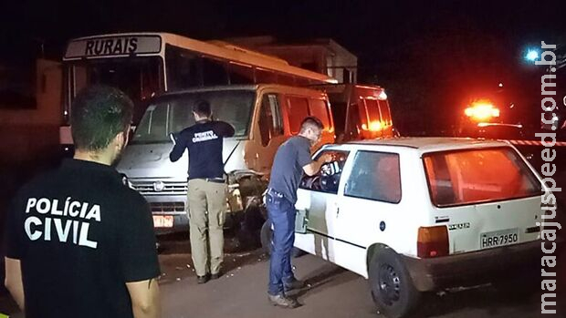 Homem é executado a tiros enquanto dirigia carro em Dourados Homem é executado a tiros enquanto dirigia carro em Dourados