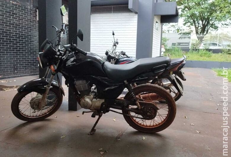 Homem é preso após trânsitando com moto furtada em Dourados Homem é preso após trânsitando com moto furtada em Dourados