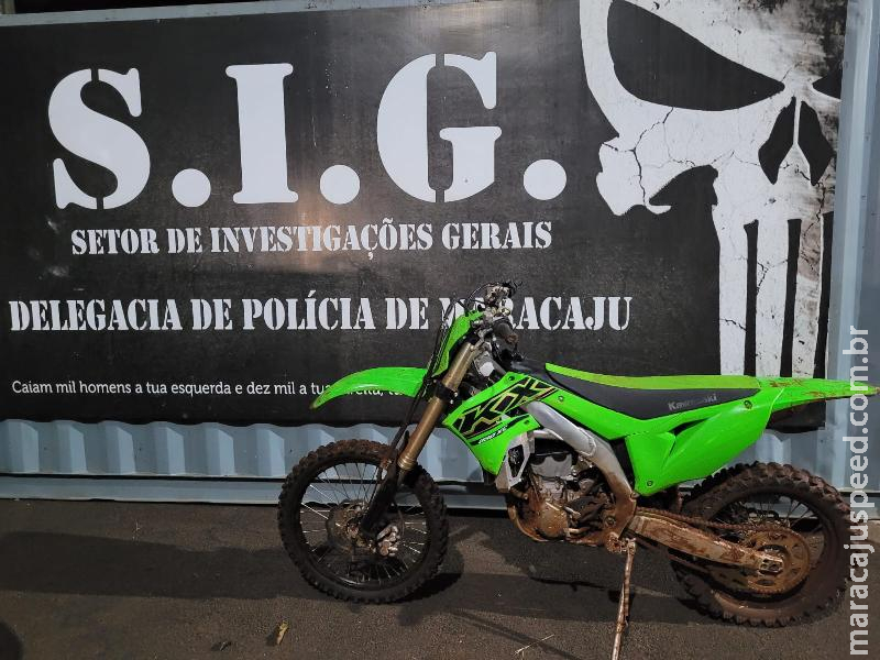 Maracaju: POLÍCIA CIVIL REALIZA PRISÃO EM FLAGRANTE DE INDIVÍDUO ACUSADO DE FURTAR MOTOCICLETA DE TRILHA AVALIADA EM R$ 50.000,00