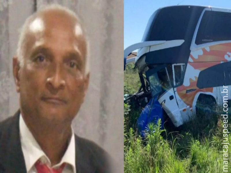 Motorista de MS morre em acidente entre carro e ônibus no RS