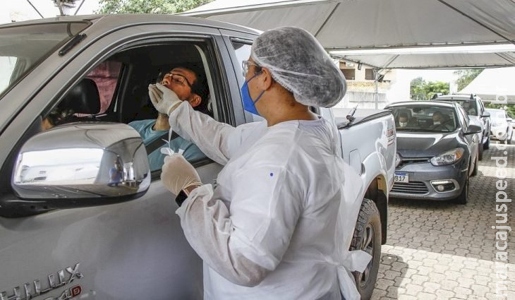 MS registra seis mortes e mais de mil casos de covid em uma semana MS registra seis mortes e mais de mil casos de covid em uma semana