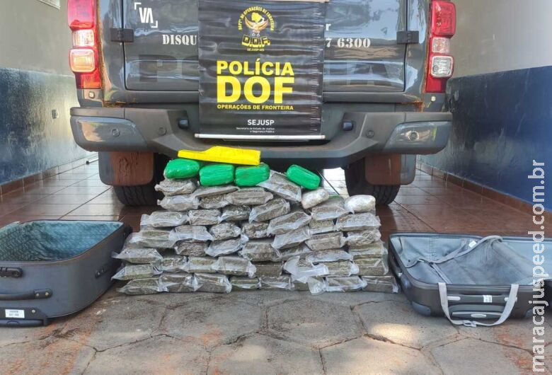 Mulher é presa em ônibus levando maconha e skunk para o Rio de Janeiro Mulher é presa em ônibus levando maconha e skunk para o Rio de Janeiro
