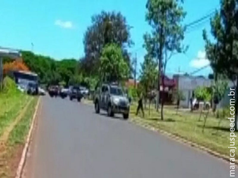 Polícia e assaltantes trocam tiros em bairro de Pedro Juan Caballero