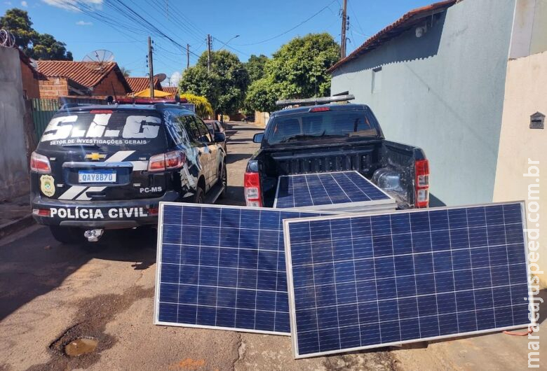 Polícia localiza e prende autores de furto de equipamentos de energia solar