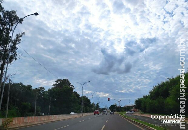 Sábado será abafado, com chuva forte em Mato Grosso do Sul