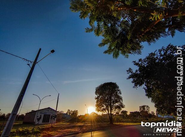 Sextou com chuva e muito calor em MS