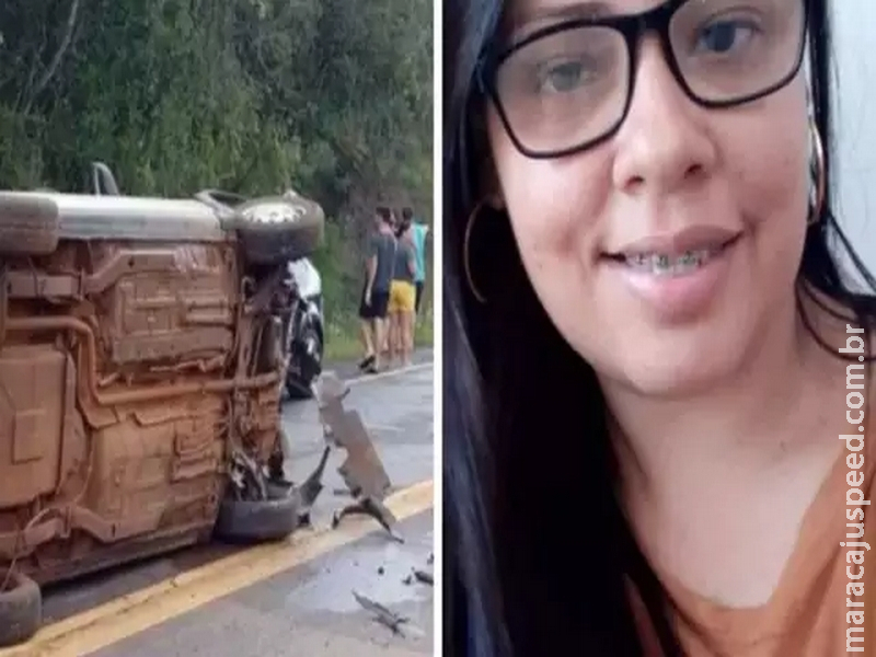 Sul-mato-grossense é lançada de carro em acidente e morre no RS Sul-mato-grossense é lançada de carro em acidente e morre no RS