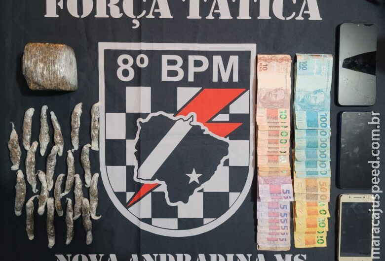 Após denúncia, polícia prende jovem por tráfico de drogas 