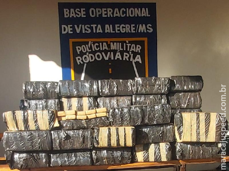 Maracaju: Polícia Militar Rodoviária apreende 583 kg de entorpecente, na MS-164