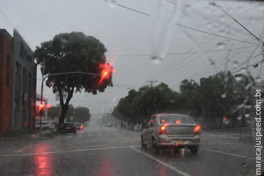 Mato Grosso do Sul está sob aviso de perigo de chuvas intensas 
