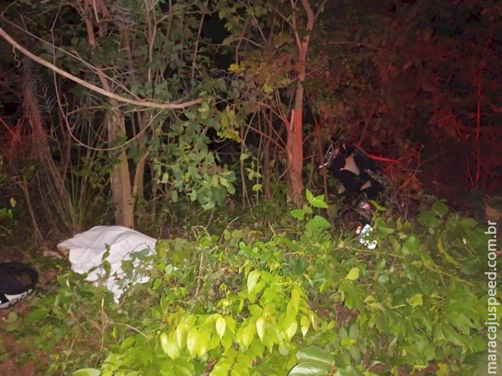 Motociclista perde o controle da direção e morre na MS-446 Motociclista perde o controle da direção e morre na MS-446