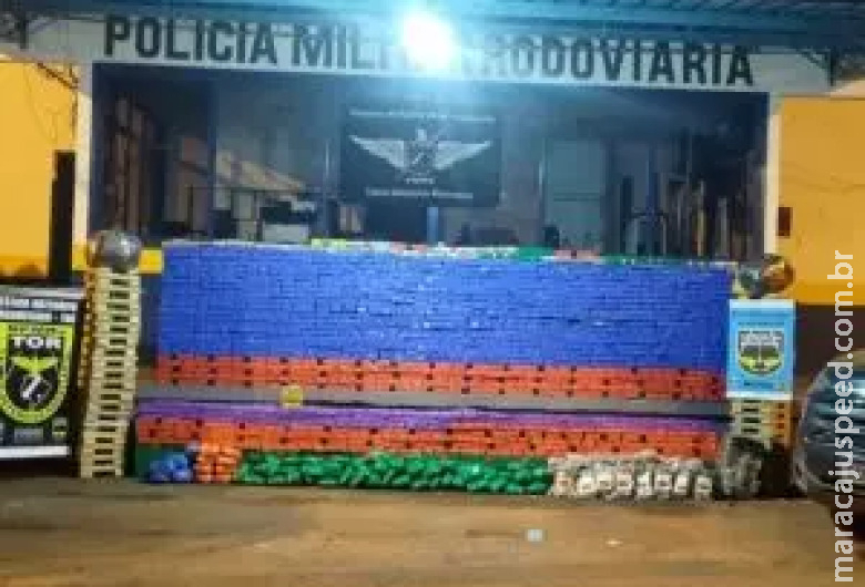 Polícia apreende carga de entorpecente avaliada em 4 milhões de reais 