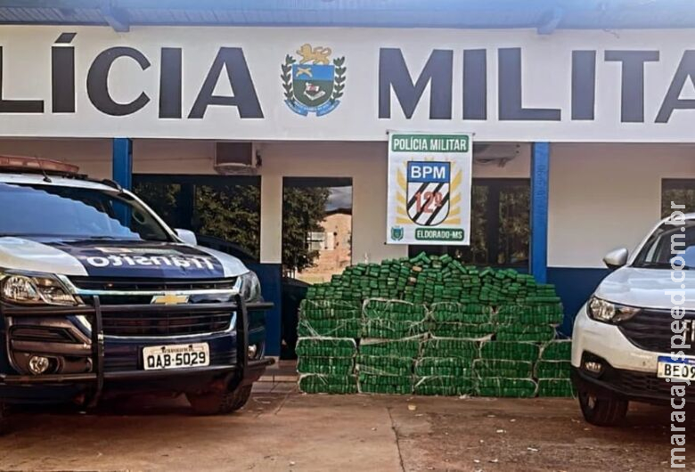 Policia Militar apreende meia tonelada de drogas e recupera veículo roubado