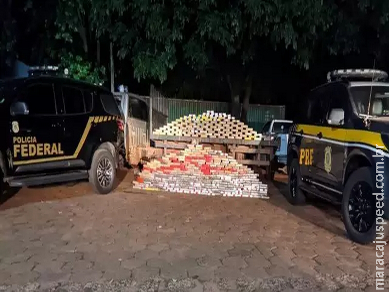 PRF descobre tráfico após caminhão com cocaína bater em guincho da PF 
