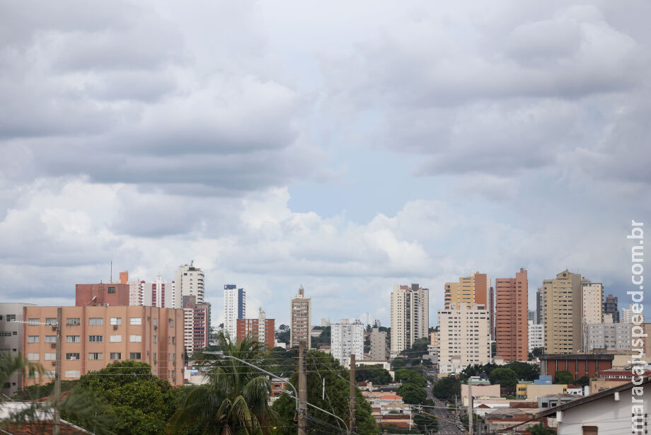 Tempo com chuvas isoladas em MS deve seguir durante a semana