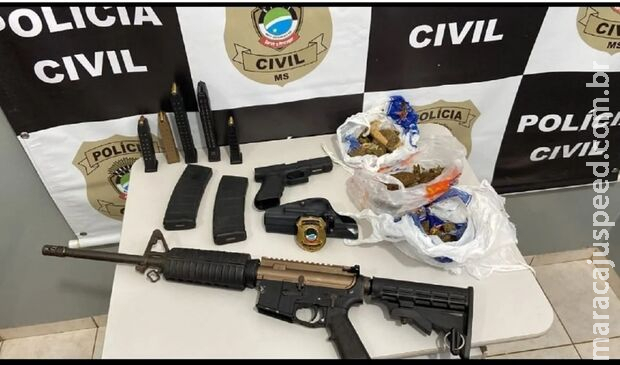 Acusado de tentar executar homem na fronteira é preso com fuzil