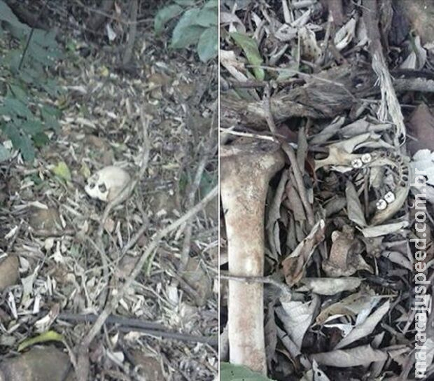 Adolescentes encontram ossada humana perto de campo de futebol em Campo Grande Adolescentes encontram ossada humana perto de campo de futebol em Campo Grande