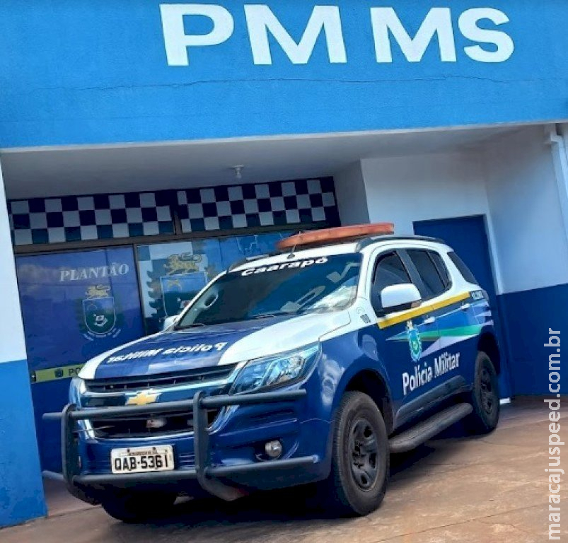 Após ser preso, homem que se diz chefe do PCC em Caarapó ameaça matar os policiais
