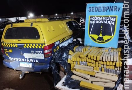 Carga de maconha avaliada em mais de R$ 1,5 milhão é apreendida na BR-060
