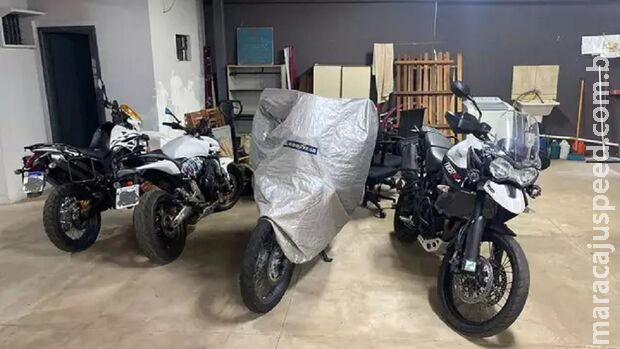 Carros e motos de luxo são apreendidos durante operação da PF em Ponta Porã Carros e motos de luxo são apreendidos durante operação da PF em Ponta Porã