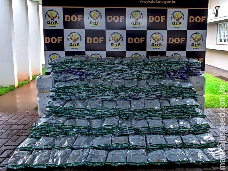DOF apreende 750 quilos de defensivos agrícolas contrabandeados em Dourados DOF apreende 750 quilos de defensivos agrícolas contrabandeados em Dourados