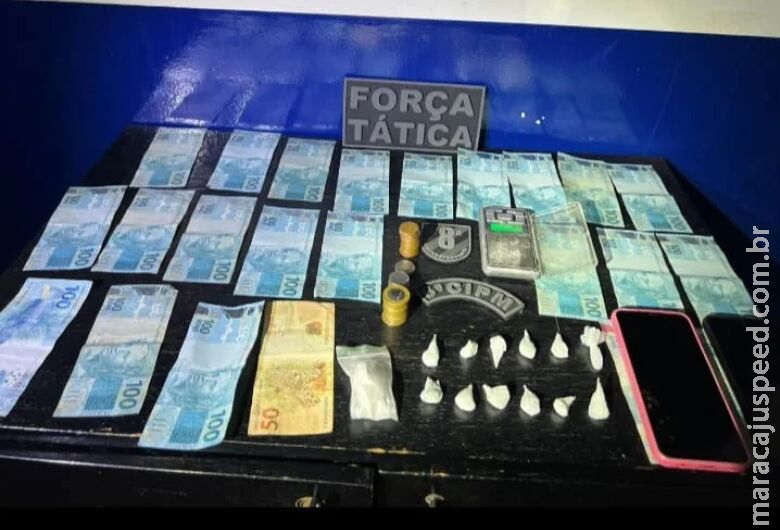 Homem é preso em flagrante por tráfico de drogas