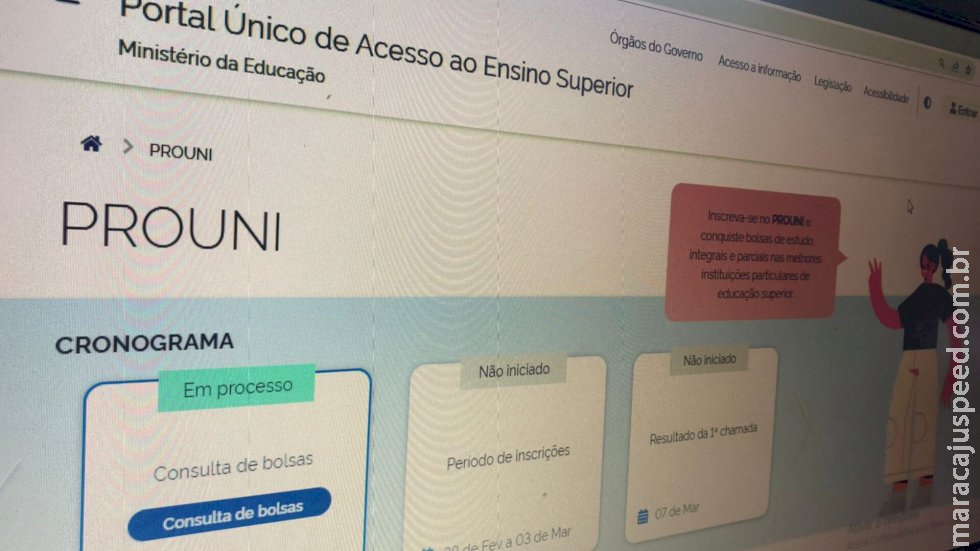 Inscrições com 3.057 vagas do Prouni em MS começam na terça-feira; confira como se inscrever Inscrições com 3.057 vagas do Prouni em MS começam na terça-feira; confira como se inscrever