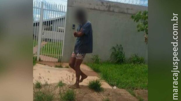 Mãe se revolta com homem de cueca em frente de escola na Vila Jacy