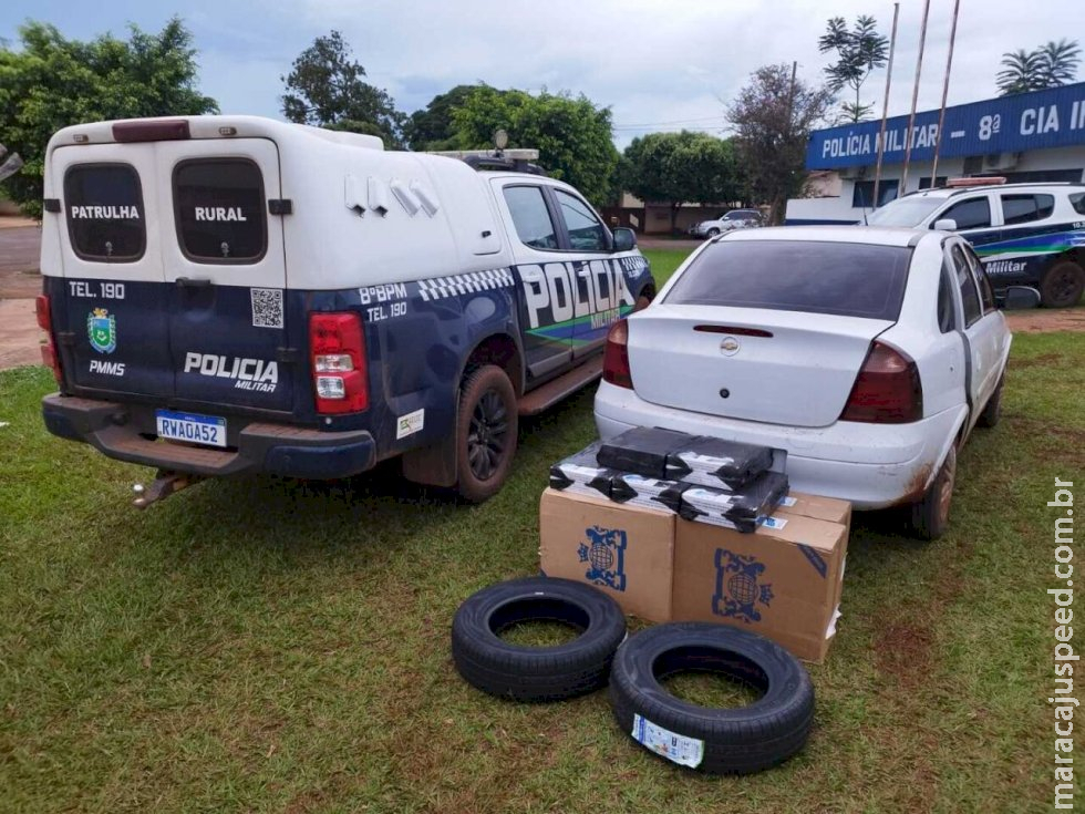 Mercadorias de contrabando e descaminho são apreendidas na MS-162