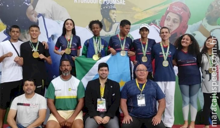 MS garante nove medalhas no Grand Slam de Taekwondo e classifica atletas à seleção brasileira MS garante nove medalhas no Grand Slam de Taekwondo e classifica atletas à seleção brasileira