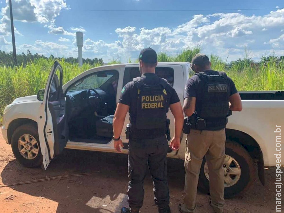 PF prende três envolvidos em crime organizado, responsáveis até por roubo de viatura em MS