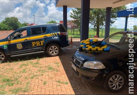 Policia Rodoviária Federal apreende 27 Kg de cocaína em Sidrolândia Policia Rodoviária Federal apreende 27 Kg de cocaína em Sidrolândia