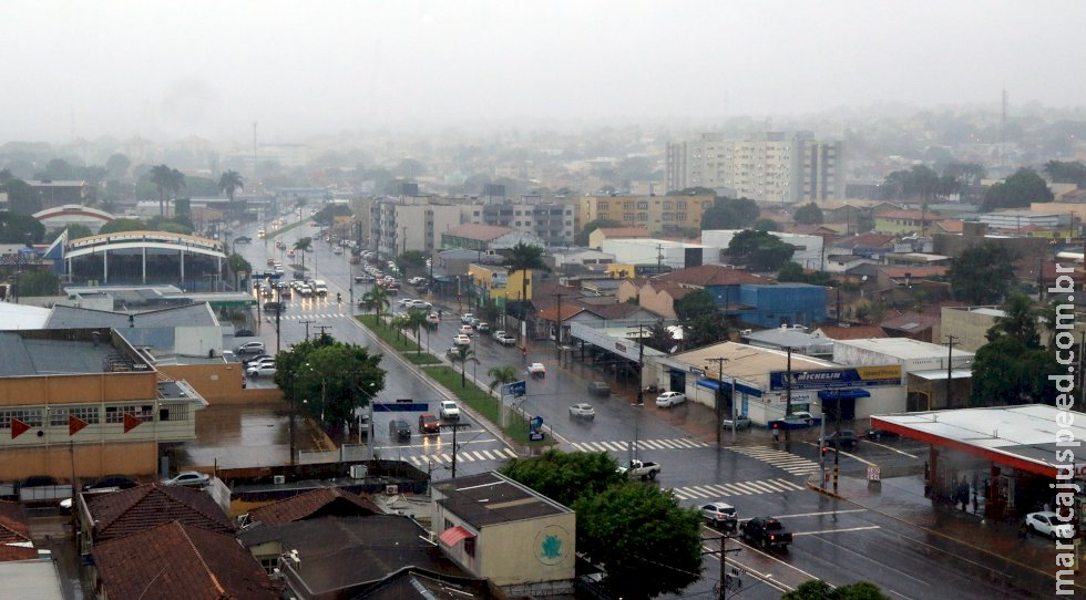  Quarta-feira tem previsão de chuva forte em diversas regiões do Estado 