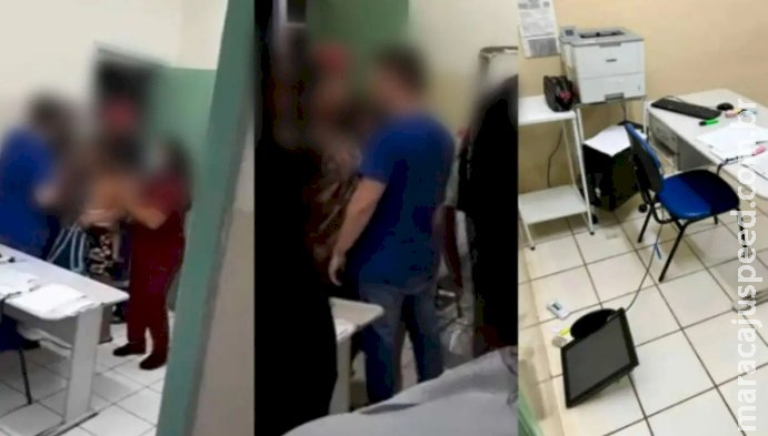 Revoltado, homem bate em médico e destrói móveis em UPA de MS Revoltado, homem bate em médico e destrói móveis em UPA de MS